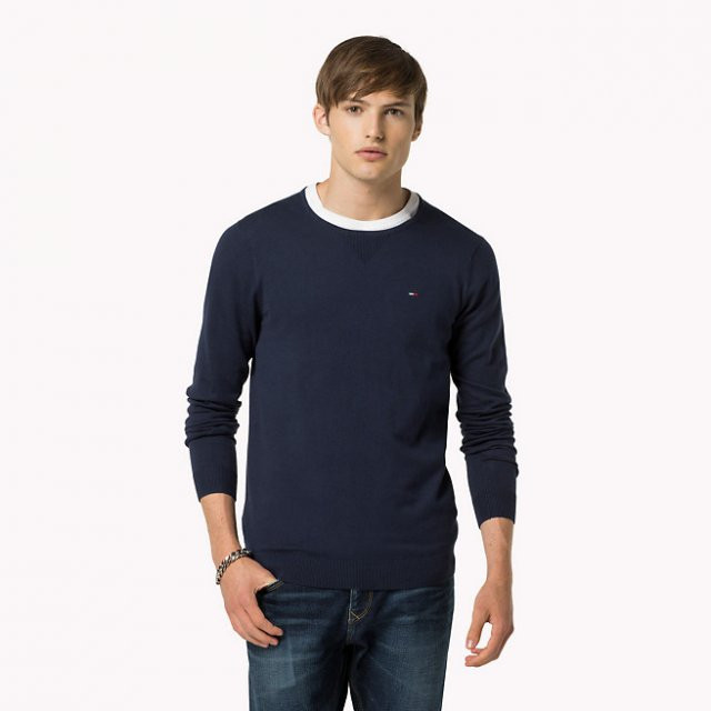 TOMMY HILFIGER pánský svetr modrý 1957888889 002 č.1