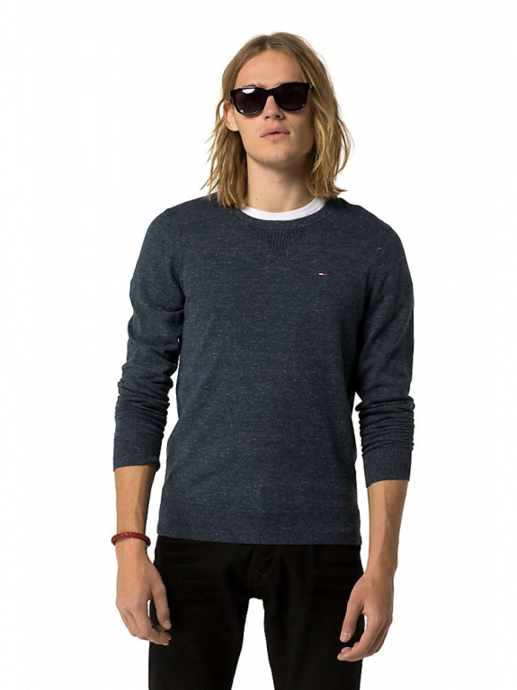 TOMMY HILFIGER pánský svetr tmavě modrý 1957889953 002 č.1