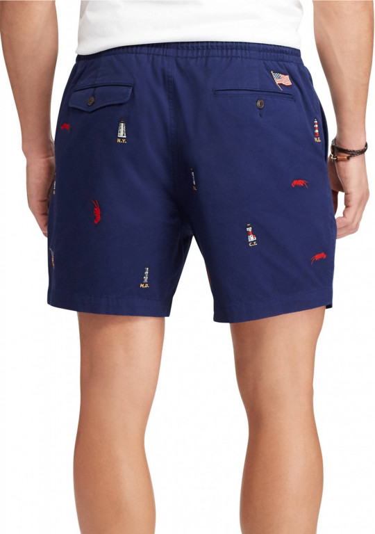 Polo Ralph Lauren pánské kraťasy tmavě modré s motivem 710644995002 č.2