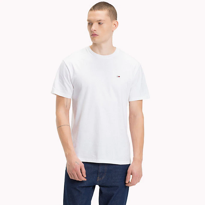 TOMMY HILFIGER pánské tričko bílé č.1