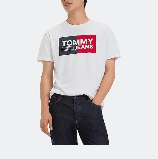 TOMMY HILFIGER pánské tričko bílé č.1