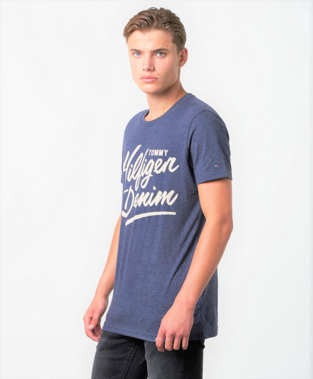 TOMMY HILFIGER pánské tričko tmavě modré č.1