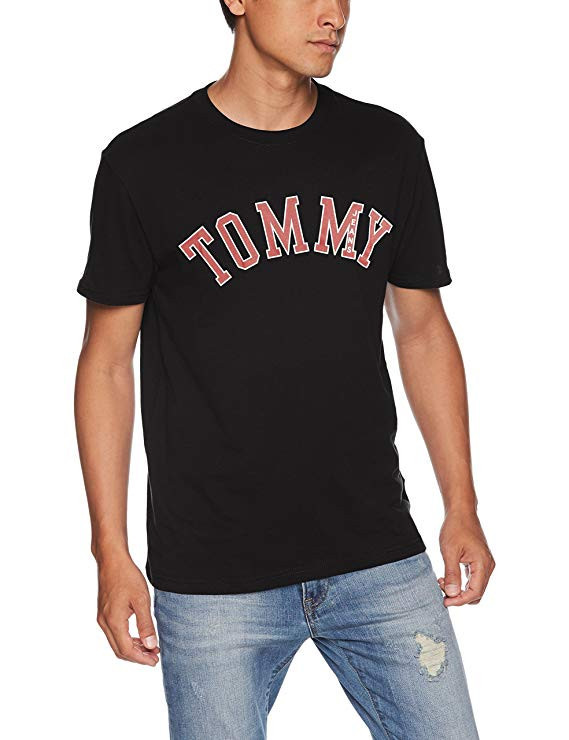 TOMMY HILFIGER pánské tričko černé č.1