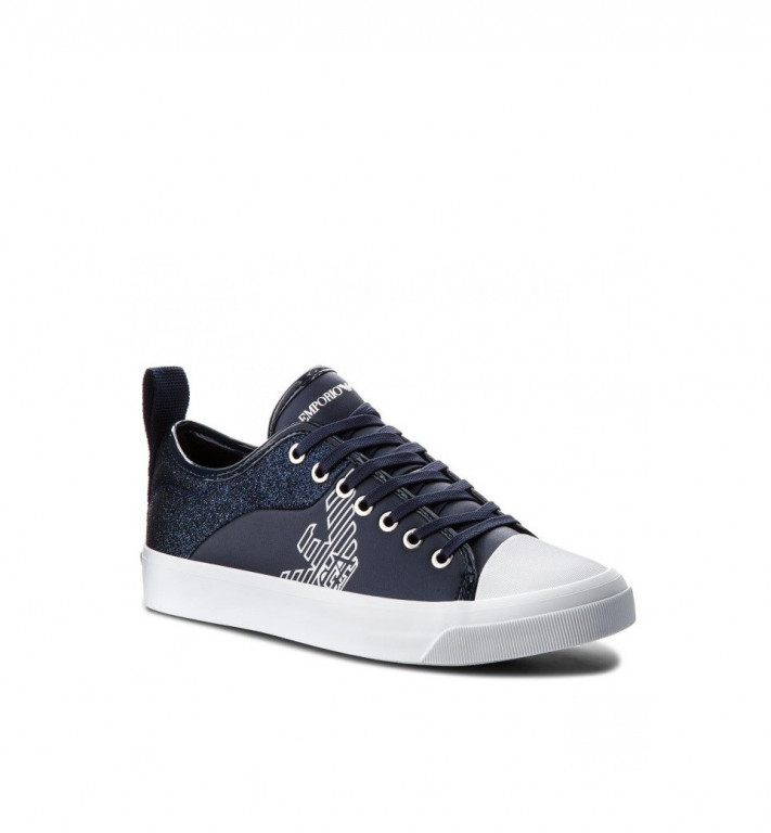 Emporio Armani dámské tmavě modré tenisky X3X050 XL486 C128 č.1