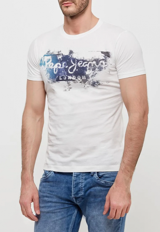 Pepe Jeans pánské bílé tričko GOODGE č.1