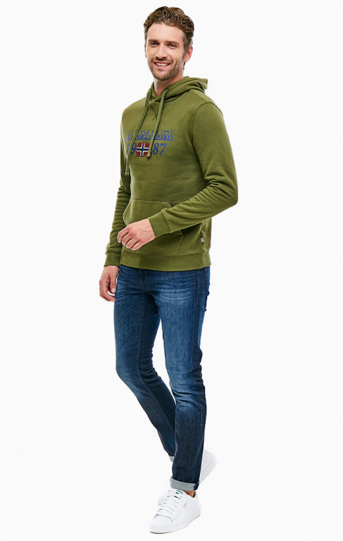 NAPAPIJRI pánská khaki mikina s kapucí č.3