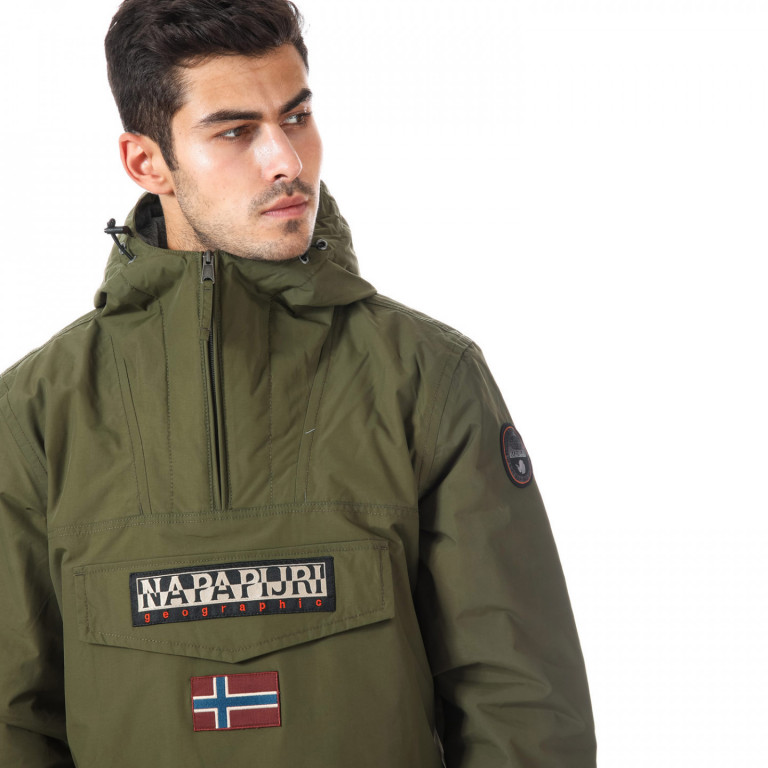 NAPAPIJRI pánská khaki zimní bunda s kapucí č.4