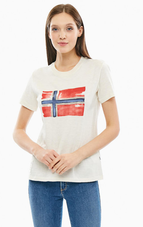 NAPAPIJRI dámské jemně krémové tričko č.1