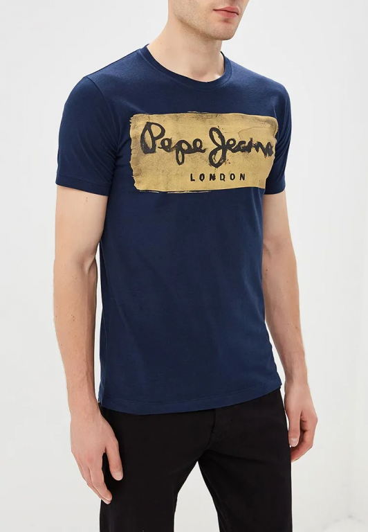 Pepe Jeans pánské tmavě modré tričko CHARING č.1