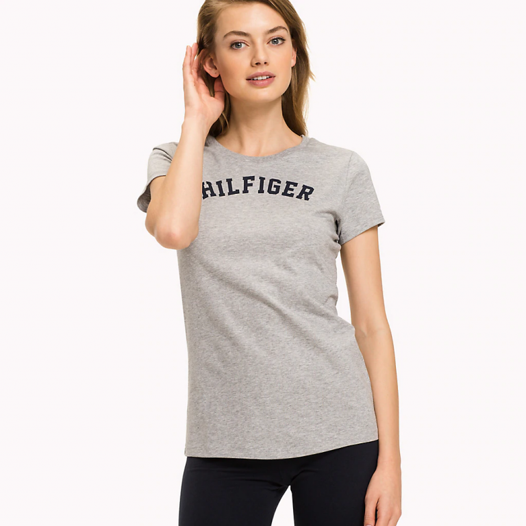 Tommy Hilfiger dámské šedé tričko č.1