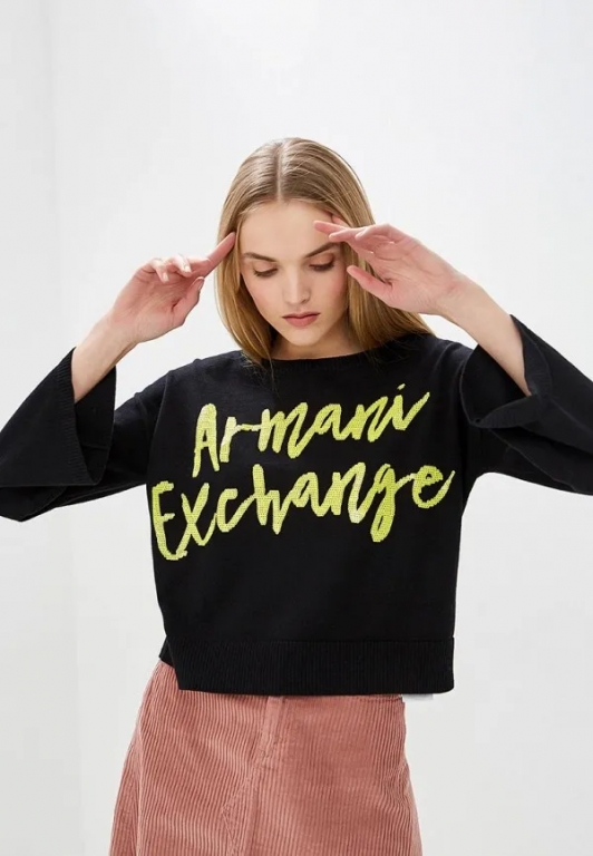 Armani Exchange dámský černý pullover č.1