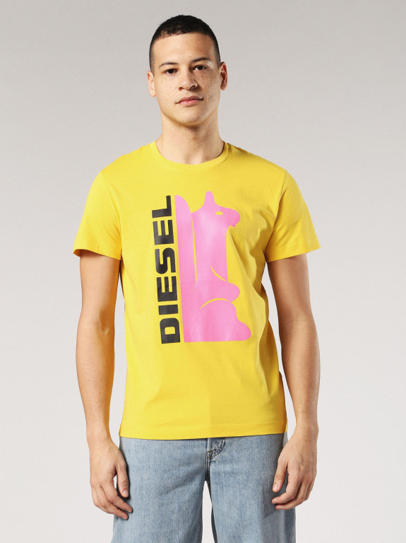 Diesel pánské žluté tričko DIEGO č.1