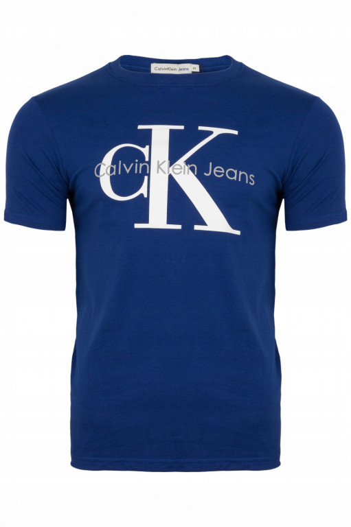 Calvin Klein pánské modré tričko č.1