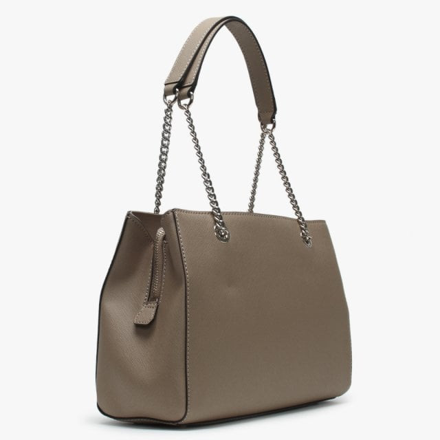 GUESS světle hnědá kabelka ROBYN SHOPPER č.2