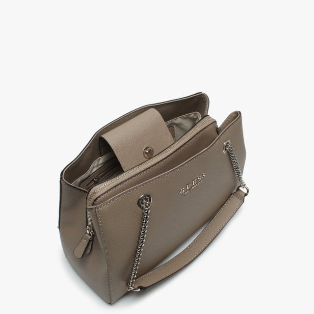 GUESS světle hnědá kabelka ROBYN SHOPPER č.3