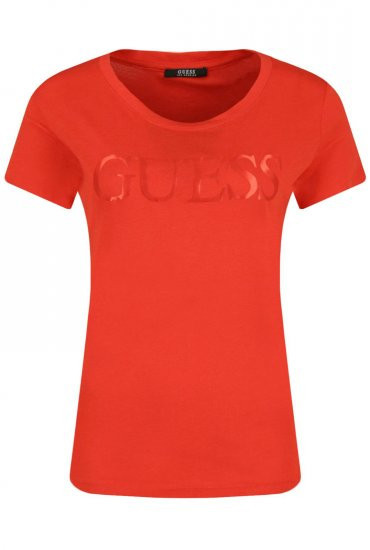 GUESS dámské červené tričko č.1