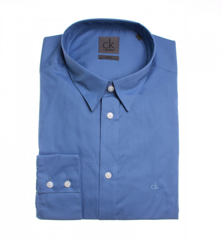 Calvin Klein pánská modrá košile č.1