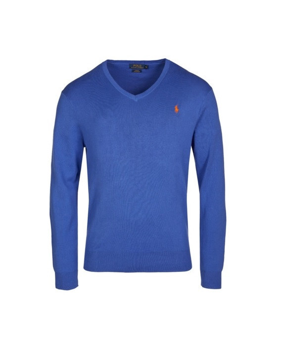 Polo Ralph Lauren pánský modrý svetr č.1