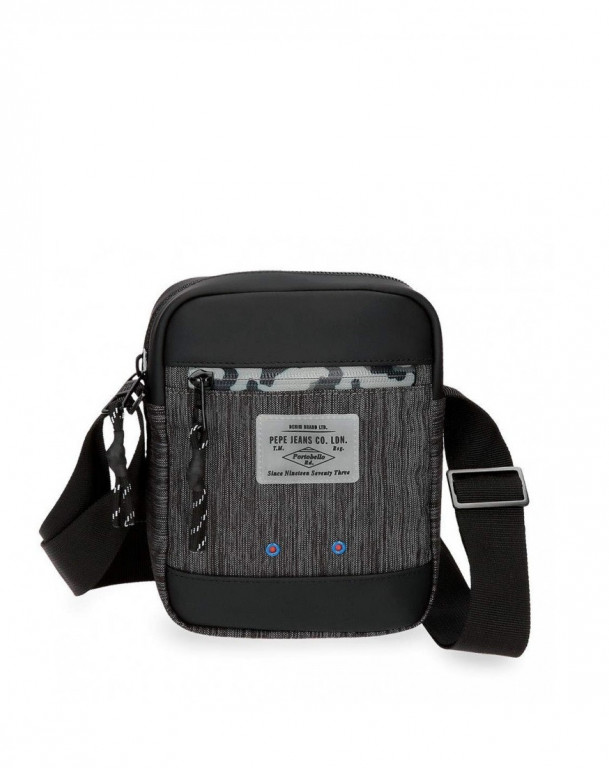 Pepe Jeans pánská šedá taška přes rameno Raw shoulder bag č.1