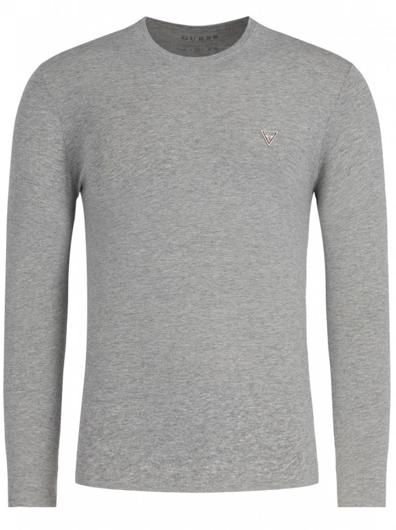 GUESS pánské šedé tričko s dlouhým rukávem č.3