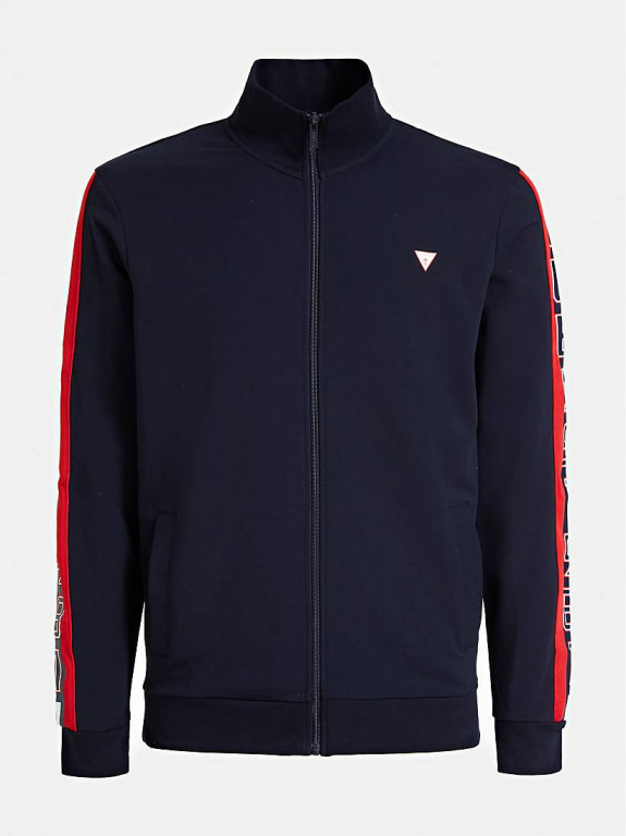 GUESS pánská tmavě modrá mikina na zip č.3