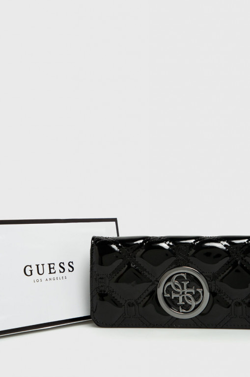 GUESS dámská lesklá černá peněženka č.2