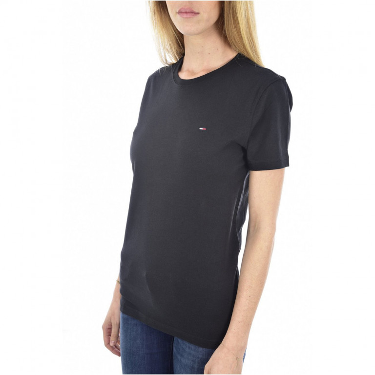 TOMMY HILFIGER dámské černé oversize tričko č.1