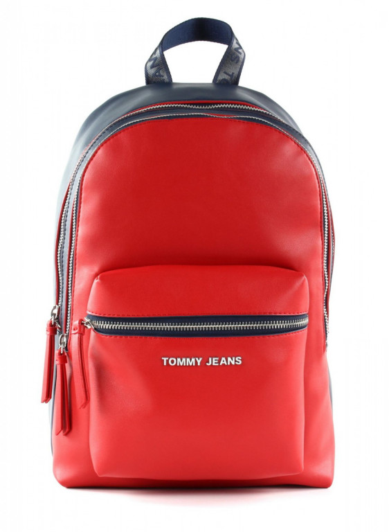 Tommy Jeans dámský červeno modrý batoh č.1