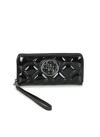 GUESS dámská lesklá černá peněženka č.1