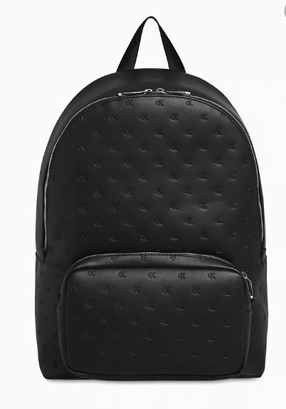 Calvin Klein velký černý batoh s motivy č.1
