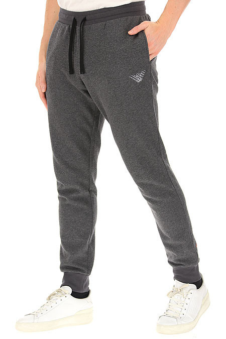 Emporio Armani pánské tmavě šedé tepláky č.1