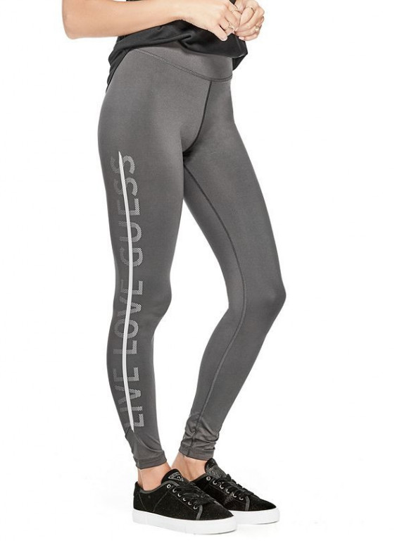 GUESS dámské šedé sportovní legíny č.1