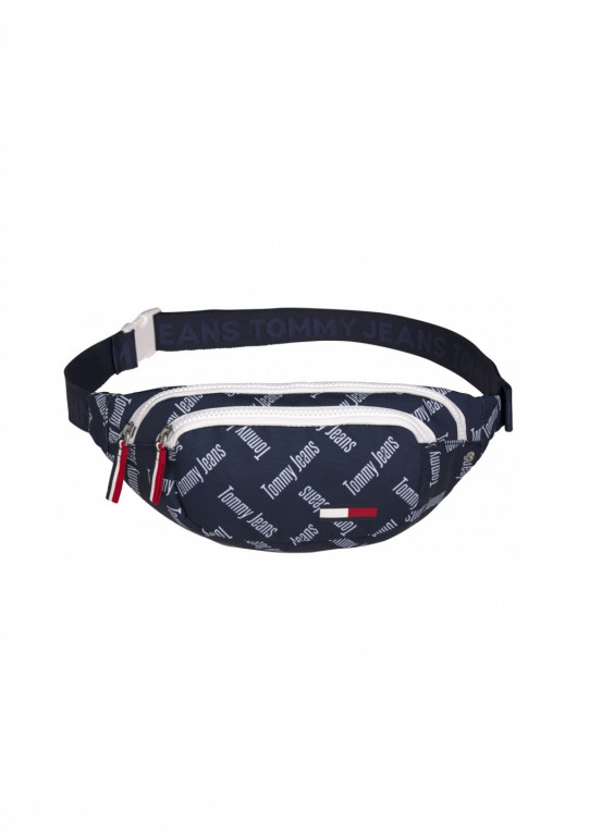 Tommy Jeans dámská tmavě modrá ledvinka s nápisy č.1