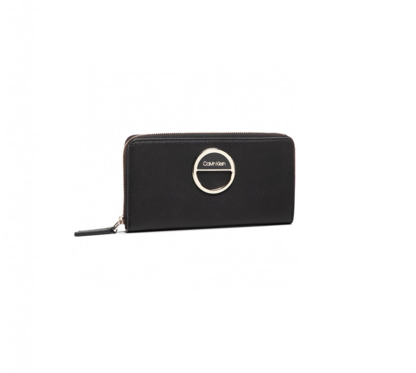 Calvin Klein dámská černá peněženka Hoop Ziparound Wallet č.1