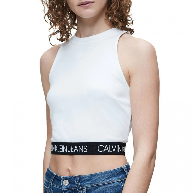 Calvin Klein dámský bílý top MILANO SPORTY TANK TOP č.1