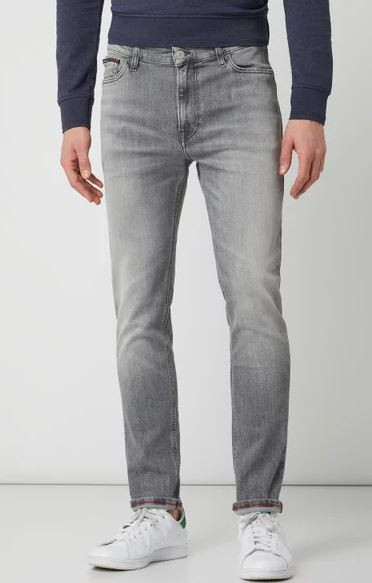 TOMMY HILFIGER pánské šedé džíny SIMON SKINNY č.1