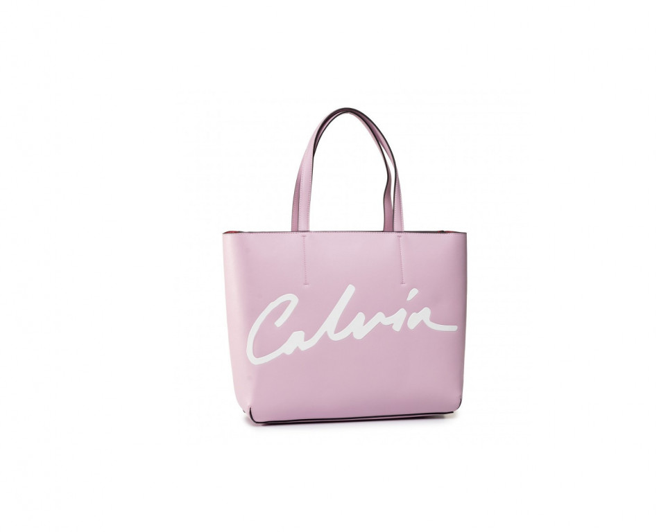 Calvin Klein dámská růžová kabelka Sculpted Shopper č.1