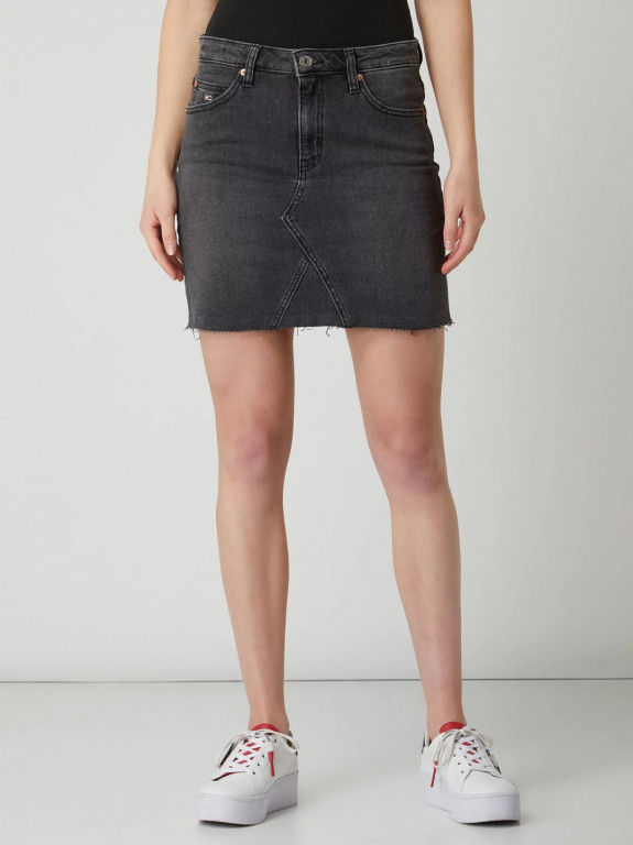 Tommy Jeans dámská černá sukně SHORT DENIM SKIRT č.1