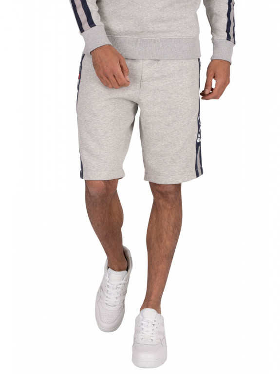 Tommy Jeans šedé teplákové kraťasy BRANDED TAPE SWEATSHORT č.1