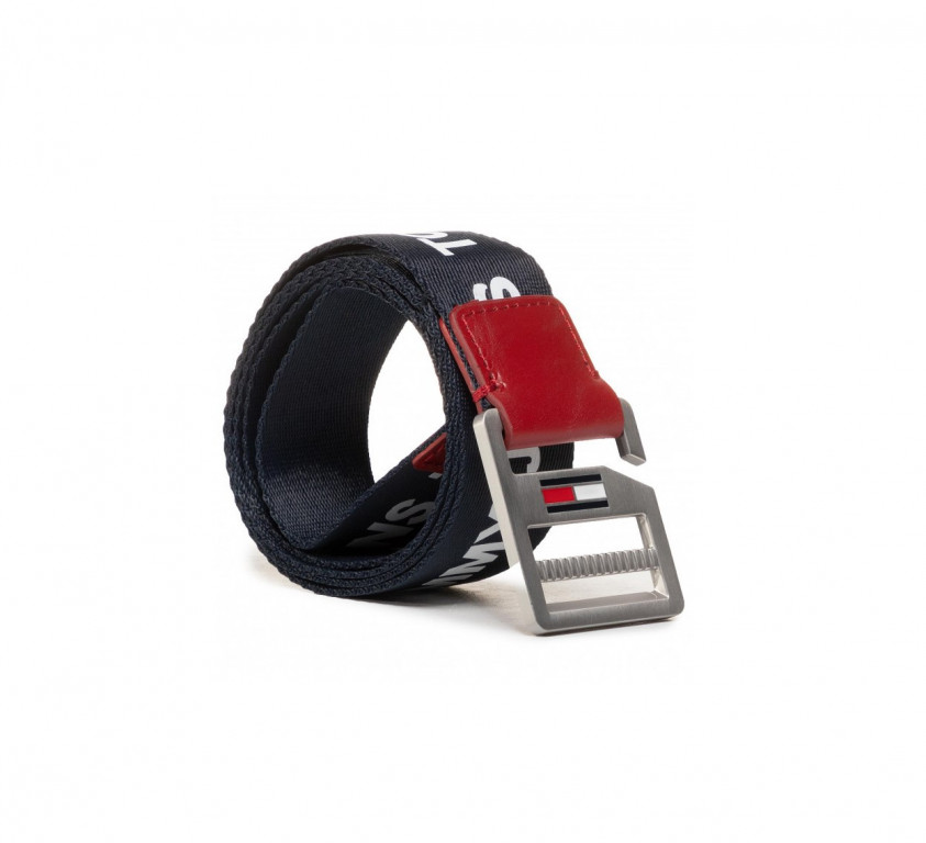 Tommy Jeans pánský tmavě modrý opasek Tjm Dring Belt č.1