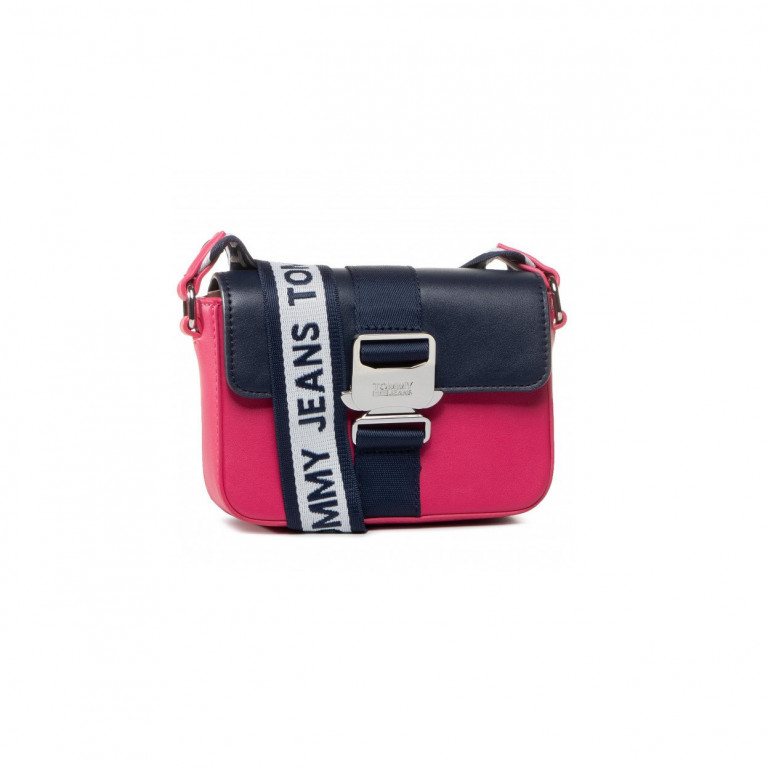 Tommy Jeans dámská modro-růžová crossbody kabelka FEMME ITEM SM CROSSOVER č.1