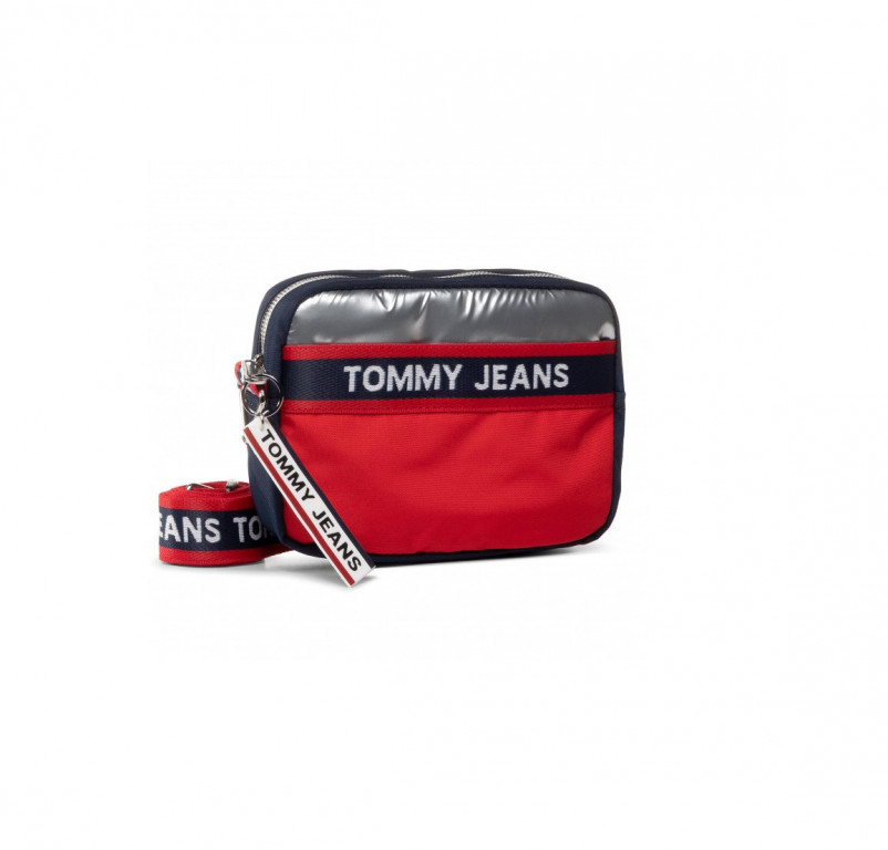 Tommy Jeans červeno-modrá crossbody kabelka LOGO TAPE CROSSOVER CB č.1