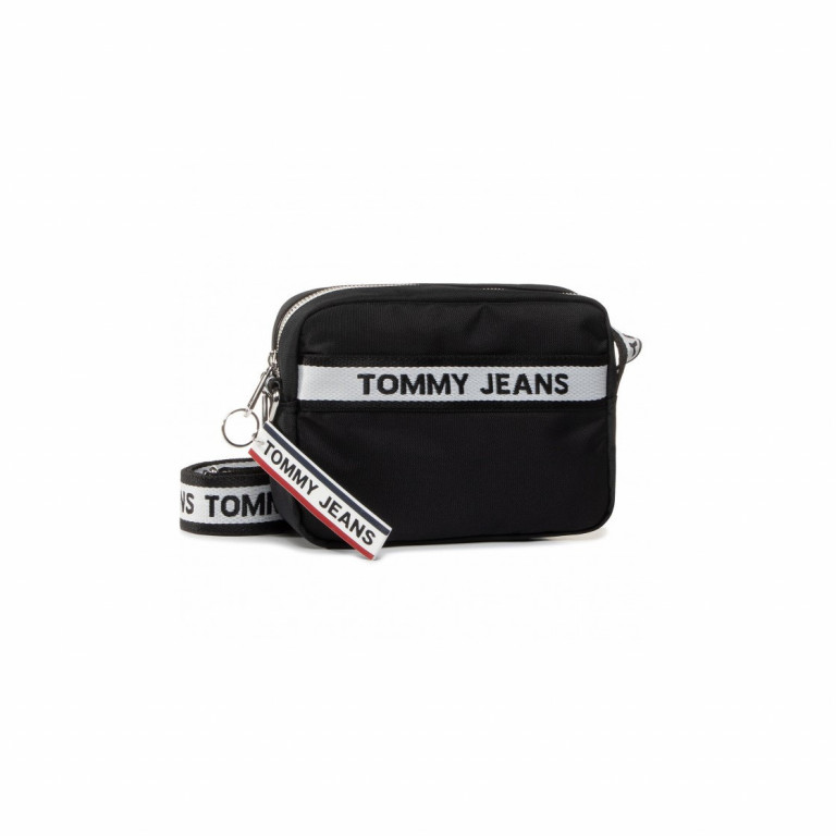 Tommy Jeans černá crossbody kabelka LOGO TAPE CROSSOVER NYL č.1