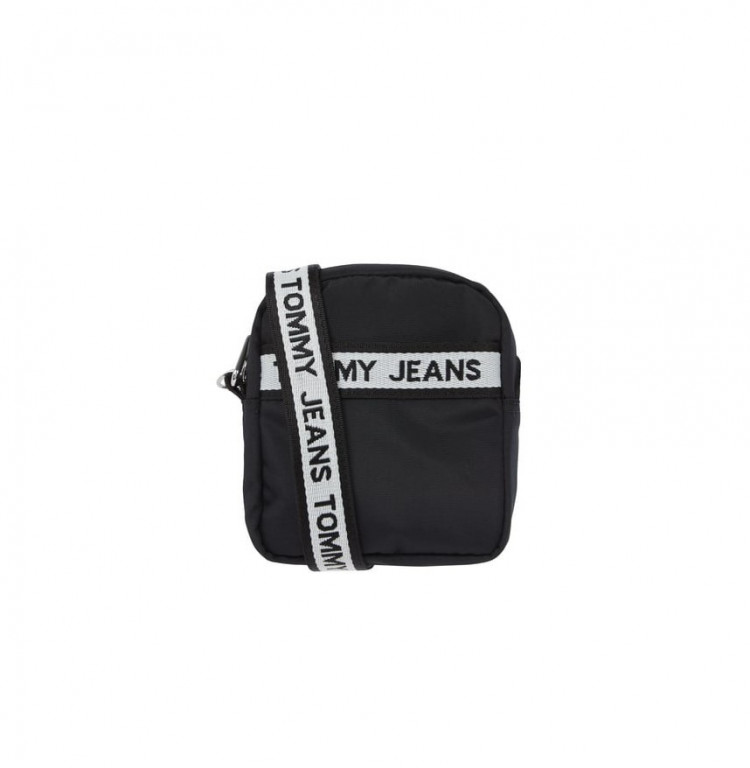 Tommy Jeans malá černá crossbody LOGO TAPE REPORTER NYLON č.1