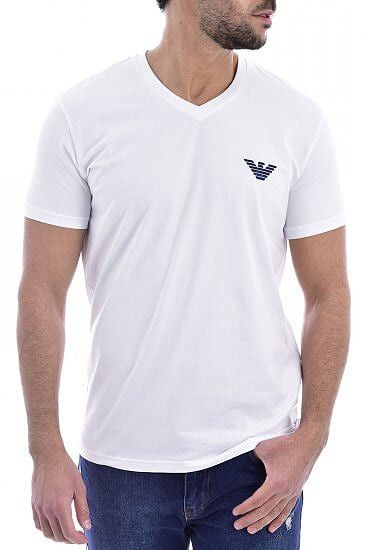 Emporio Armani pánské bílé tričko č.1