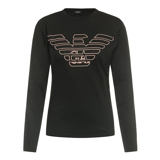 Emporio Armani dámské černé tričko s dlouhým rukávem č.3
