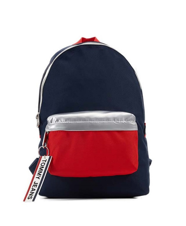 Tommy Jeans tmavě modrý batoh LOGO TAPE BACKPACK č.1