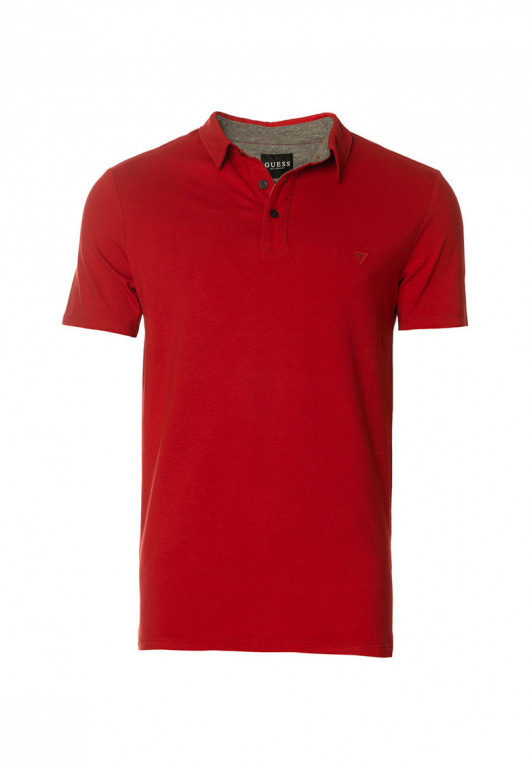 GUESS pánské červené polo tričko č.3
