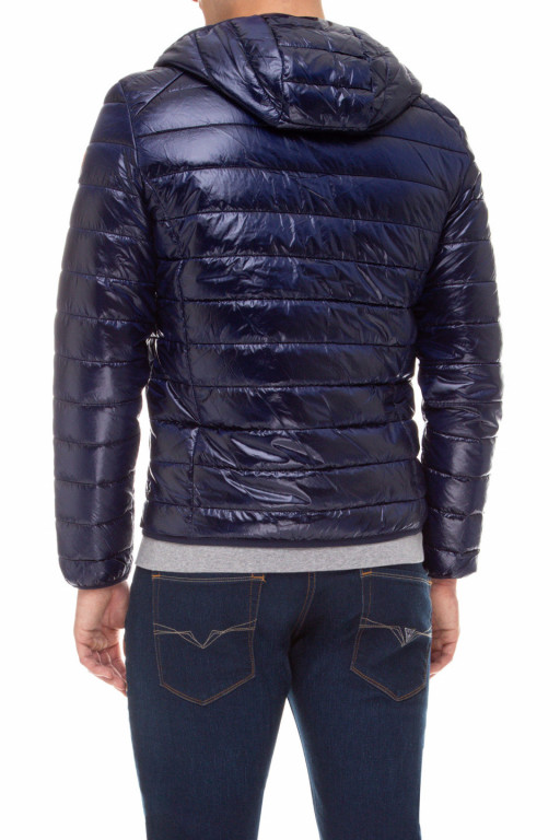 GUESS pánská prošívaná modrá bunda č.2