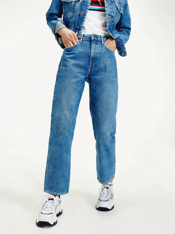 Tommy Jeans dámské denim džíny HARPER HR STRGHT A SVMDR č.1